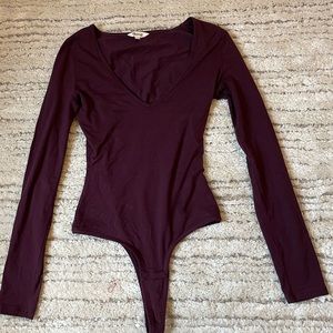 Madewell long sleeved bodysuit XS